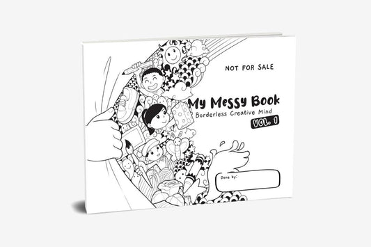 My Messy Book. Buku yang memberikan semula kebebasan bermain pada anak-anak - aulad.my
